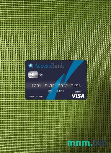 Azerbaijan Access bank wygląd zdjęcia karty wizowej skan PSD + zdjęcie